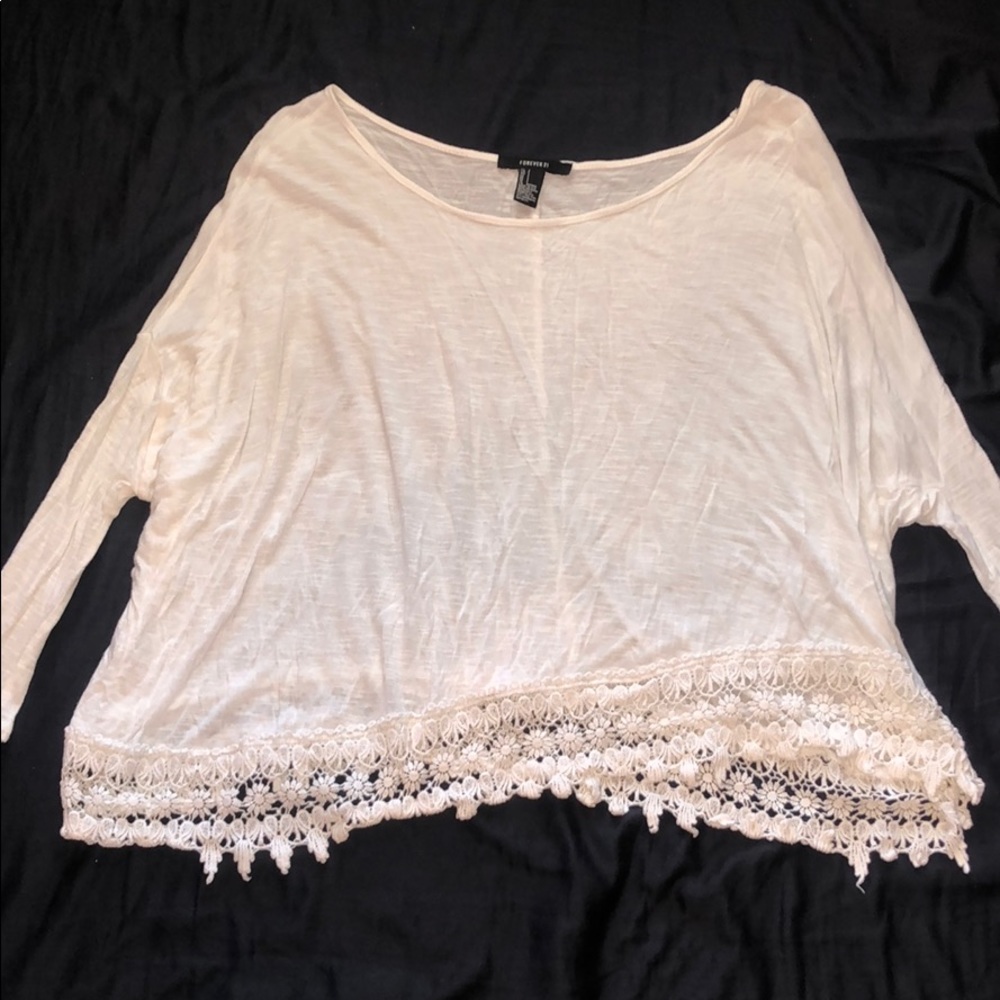 White long sleeve blouse